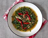 Foto langkah ke 5 dari resep Tumis Kangkung Udang Rebon.