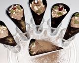 A picture of step 5 of Soft Chocolates Filing Cones.