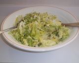 Foto del paso 8 de la receta Escarola con aguacate y ajos tiernos