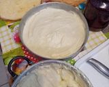 Különleges habkönnyű torta 🎂Rebarbara-🌿 mascarponés🎂 pudingos- tejszínes- torta recept fázis 7 fotója