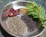 A picture of step 1 of Sambhar.