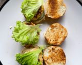 Gambar langkah 11 resipi Mini Burger Tofu Patty.