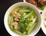 Hình bước làm 3 của món Thịt vịt kho gừngCanh bí đao nấu tép
