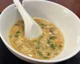 A picture of step 4 of Egg Drop Soup.