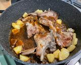 A picture of step 12 of Pineapple-Glazed Lamb Chops.