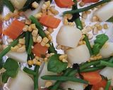 A picture of step 4 of My Mixed Roasted Veg dish. 😁.