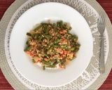 Foto del paso 7 de la receta: Ejotes acompañados con verduras y huevos