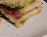 Une image de l'étape 9 de Cordon bleu de courgette.