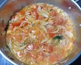 A picture of step 3 of Tomato onion Thokku.