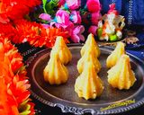A picture of step 10 of Moong dal sweet modak.