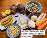 Hình bước làm 1 của món Pate chay