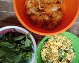 Foto langkah ke 3 dari resep Pepes Ayam & Tahu.