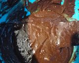 Foto langkah ke 5 dari resep Brownies Kunafa Pistachio.