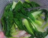 Foto langkah ke 1 dari resep Pakchoy Siram Bumbu Bawang Putih Saus Tiram.