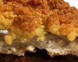Une image de l'étape 3 de Lieu noir au crumble de parmesan.