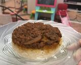 Foto langkah ke 5 dari resep Nasi tim ayam jamur.