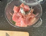 A picture of step 1 of Keto Chicken Kofta.