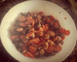 Foto del paso 4 de la receta: Zanahorias con berenjenas y gambas