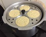 A picture of step 6 of Multigrain idli.