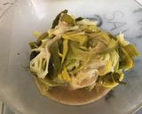 Une image de l'étape 7 de Poireaux vinaigrette à l'effiloché de jambon cru.