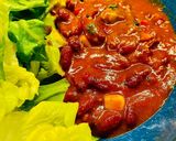 A picture of step 1 of Kidney Beans Curry / Rajma.