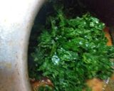 A picture of step 4 of Mutton palak gobhi.