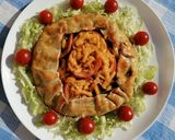 Foto del paso 11 de la receta: Galette de brócoli, espinacas, tomate y queso