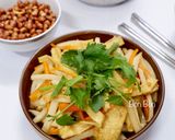 Hình bước làm 3 của món Củ Sắn Xào Cần Tây Chay