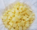 A picture of step 2 of Sauteé potato and beef.