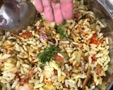 A picture of step 4 of Sukhi Bhel.