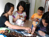 sweety brownie donut ala kiddos