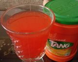 A picture of step 3 of Jam-e-shireen with Tang 🍹🍹🍹.