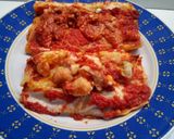 Foto del passaggio 27 della ricetta Cannelloni alla bolognese e Cannelloni con gamberetti e zucchine