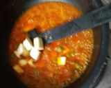 A picture of step 3 of Matar paneer.