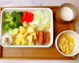 焗烤馬鈴薯熱狗的食譜步驟1照片