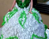 A picture of step 8 of Doll cake.