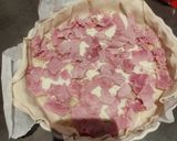 Une image de l'étape 1 de Quiche cancoillotte jambon.
