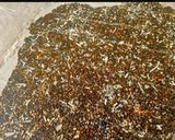 A picture of step 3 of Black Sesame Coconut Chikki.
