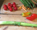 Foto del paso 1 de la receta: Lenguado glaseado con guarnición de verduras