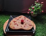 A picture of step 3 of Semolina cherry cake.