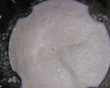 A picture of step 2 of Daal mash (white lentil) ke dahi bare (iftar recipe).
