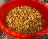 Foto del paso 1 de la receta: Hamburguesas de lentejas y cebolla caramelizada