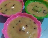 Foto langkah ke 6 dari resep Bolu Kukus Mini Pisang Ambon tanpa Mixer.