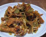Foto langkah ke 4 dari resep Resep Ikan Asin Tempe Sambal Ijo Enak dan Bikin Boros Nasi.