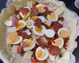 Foto del paso 2 de la receta: Quiché de fiambres, queso Skyr y huevo