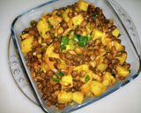 A picture of step 6 of Aloo Kaly Channy Chat.