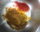 A picture of step 7 of Ciba Achari paneer tikka.