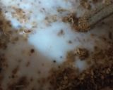 A picture of step 4 of Mutton lakhnoey pulaeo.