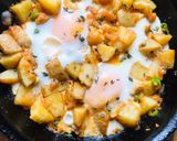 A picture of step 5 of One-pan Potatoes and Eggs.