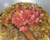 A picture of step 3 of Achari hari mirch ka salan.